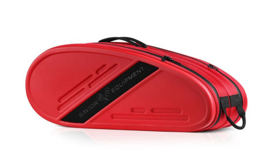 Savior Sac de Transport Double Tennis pour Armes Rouge