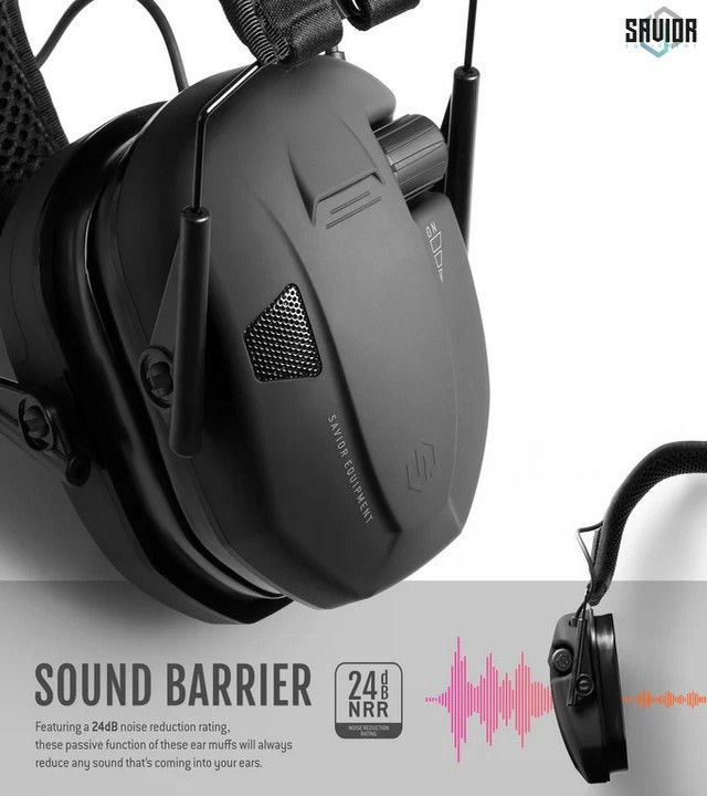 Apollo - Casque Antibruit Electroniques Noir