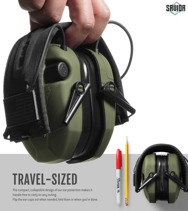 Apollo - Casque Antibruit Electroniques OD Green