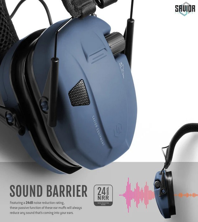 Apollo - Casque Antibruit Electroniques Bleu