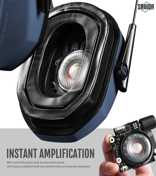 Apollo - Casque Antibruit Electroniques Bleu