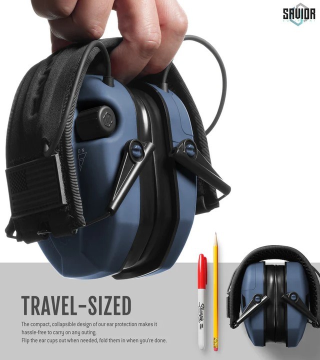 Apollo - Casque Antibruit Electroniques Bleu