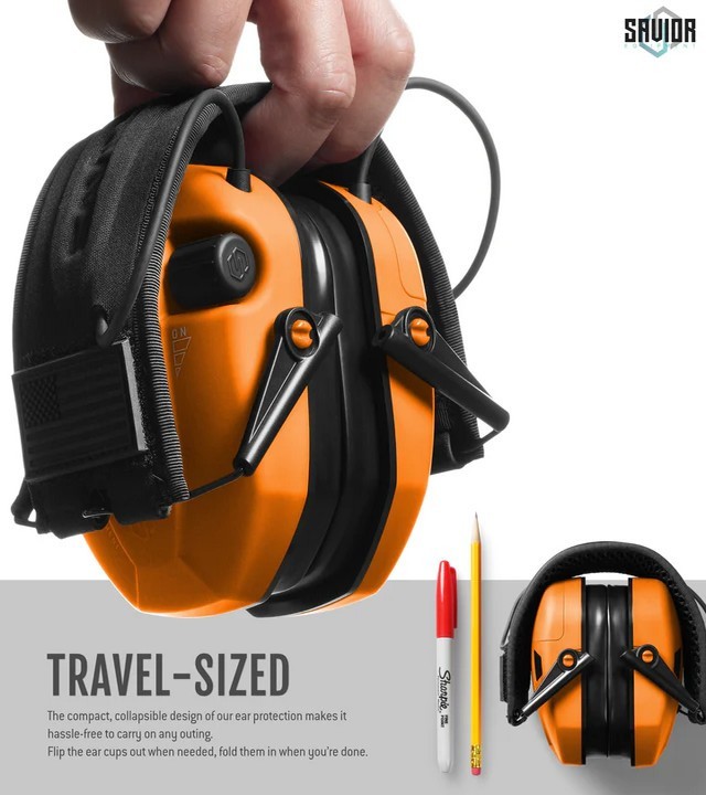 Apollo - Casque Antibruit Electroniques Orange