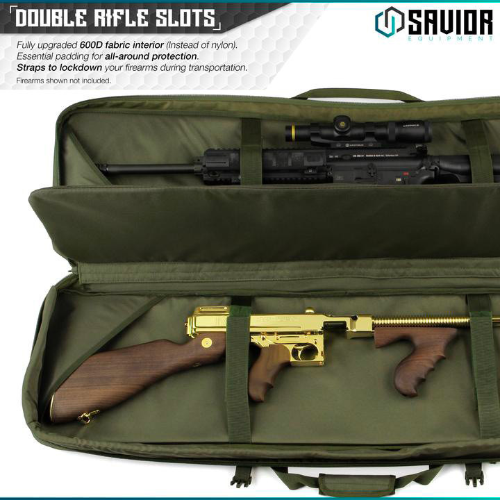 Savior Urban Warfare 46' Double Rifle Case OD Green