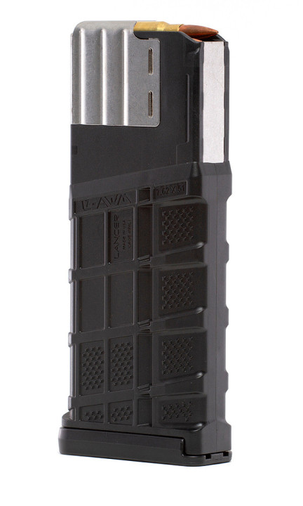 Lancer Chargeur 25 cps 308 Opaque Noir pour SR-25/XCR/DPMS/SIG716