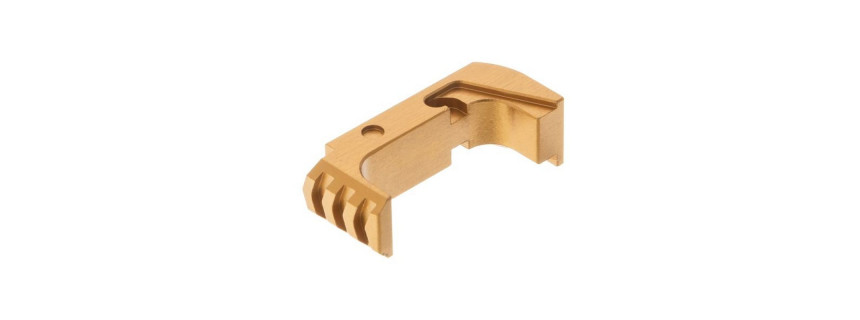 Tyrant Designs Poussoir de Chargeur Rallongé Glock 43X/48 Gold