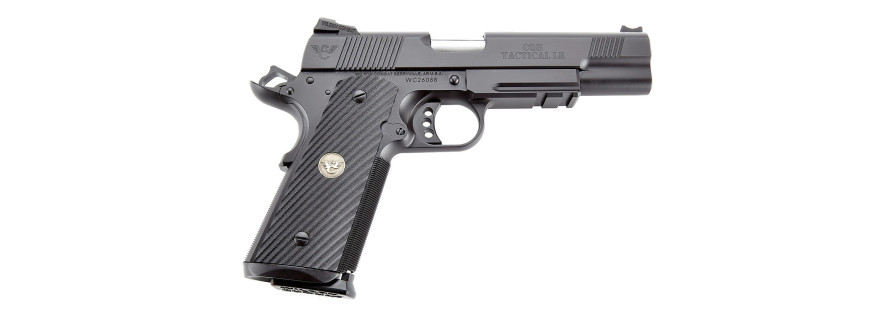 Wilson Combat Pistolet CQB Tactical LE Noir 1911 Rail 9x19