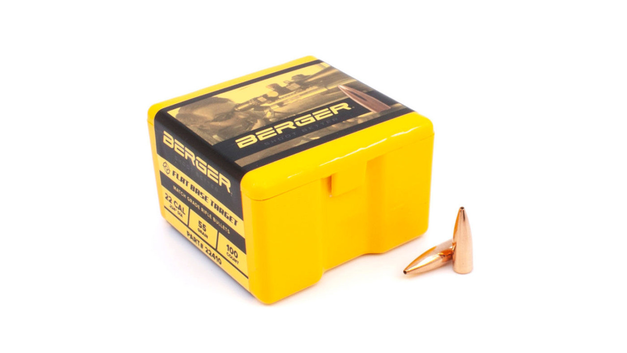 Berger 100 ogives cal 22 55 gr FB Target