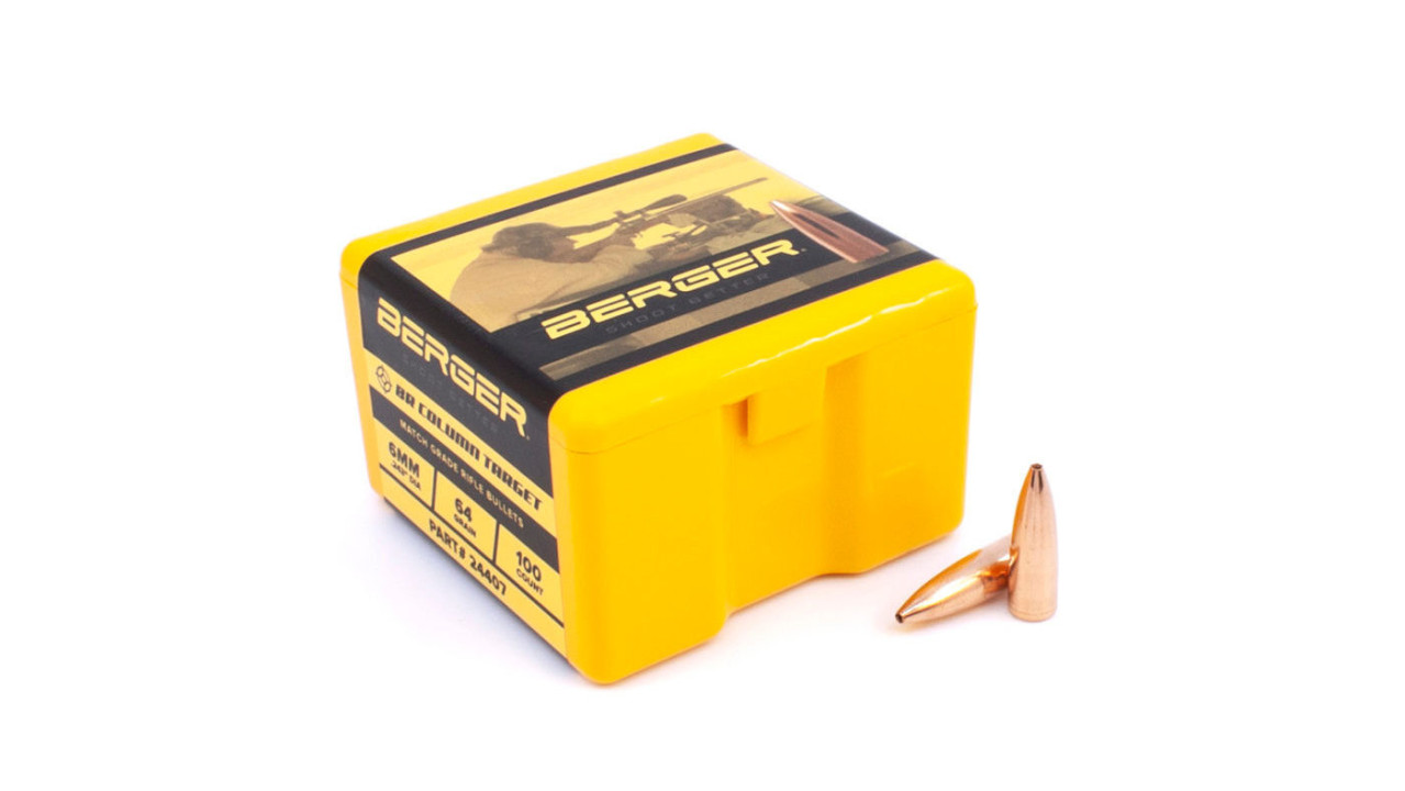 Berger 100 ogives cal 6mm BR Column Target