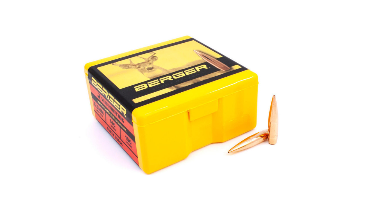 Berger 100 ogives cal 6.5mm 140 gr VLD Hunting