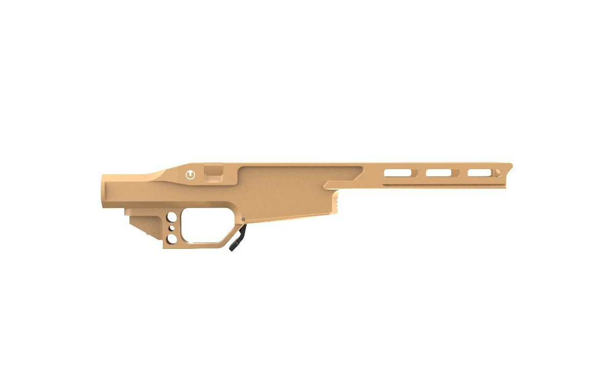 Ultradyne Chassis Remington 700 SA droitier 3 Slot Coyotte Tan
