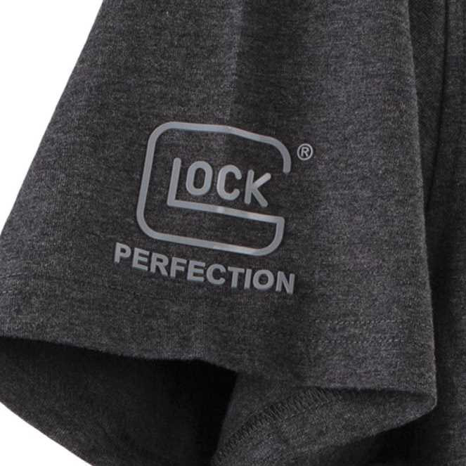 T-Shirt Glock gris 3D Homme - XXL